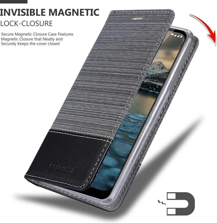 Actual product image Cadorabo Book Jeans Optics Cover (Nokia 2.4)