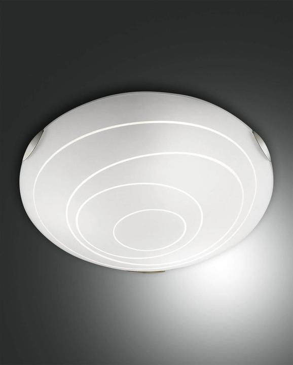 Immagine prodotto Fabas Luce Plafoniera Kent in bianco e nichel satinato E27 500mm (E27)