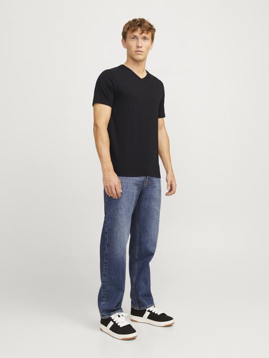 Immagine prodotto Jack & Jones Maglietta con scollo a V monocolore in confezione da 3 pezzi (L)