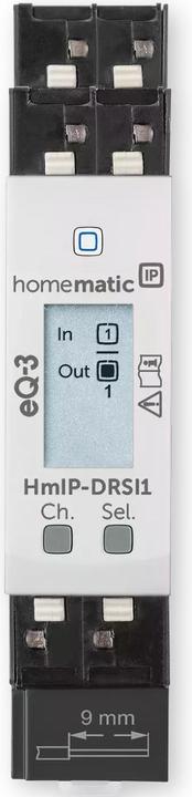Produktbild Homematic IP Schaltaktor für Hutschienenmontage – 1-fach (Schaltaktor)