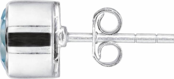 Immagine prodotto Loberon Orecchini Lilianne argento/blu (Decorazione: gemma di topazio, Orecchini: argento 925)