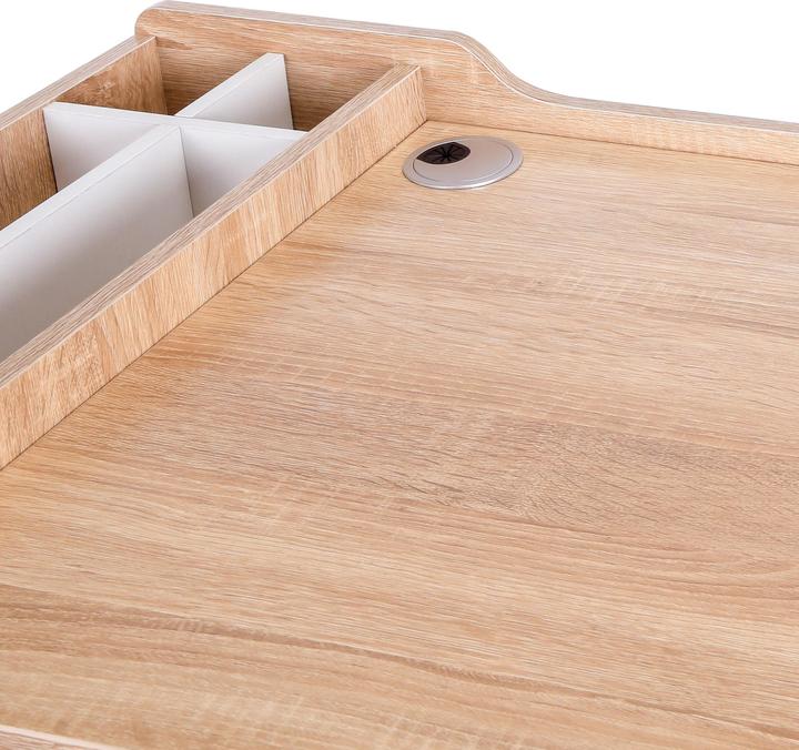 Produktbild Homcom Schreibtisch Trendiges Industrie-Design, Metallgestell mit pulverbeschichteter Oberfläche (100 x 55 x 81.5 cm)