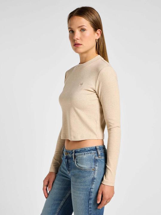 Actual product image Lee Long sleeve shirt Longsleeves Cropped Rib Tee (S)