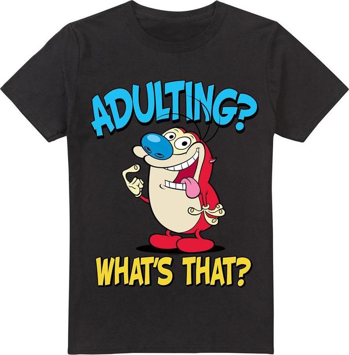 Ren & Stimpy Adulting 2 TShirt (L)