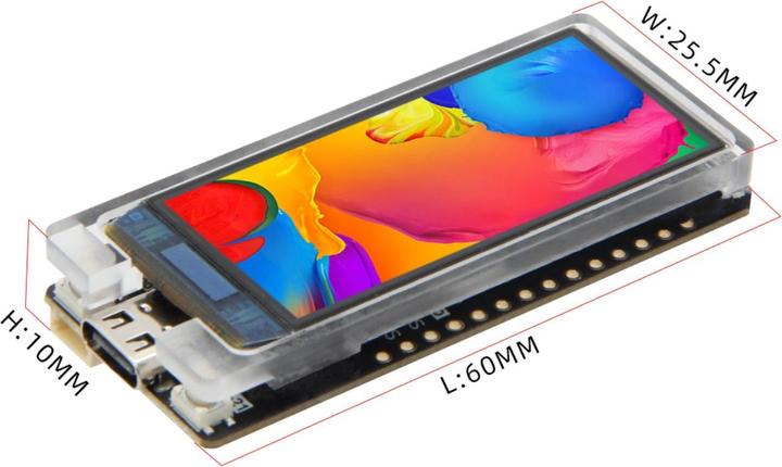 Image du produit Lilygo AMOLED T-Display-S3 ESP32-S3 avec écran de 1,9 pouce