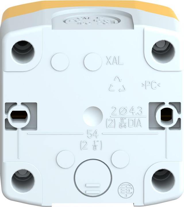 Productafbeelding Schneider Electric Drukknopbehuizing 22mm 1 gat geel