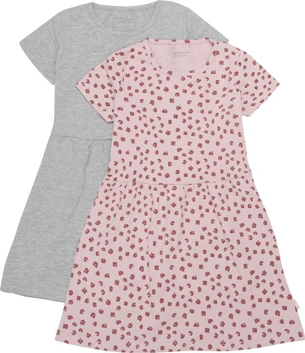 Produktbild Minymo Girl's Dress S/S (2-Pack) (128)