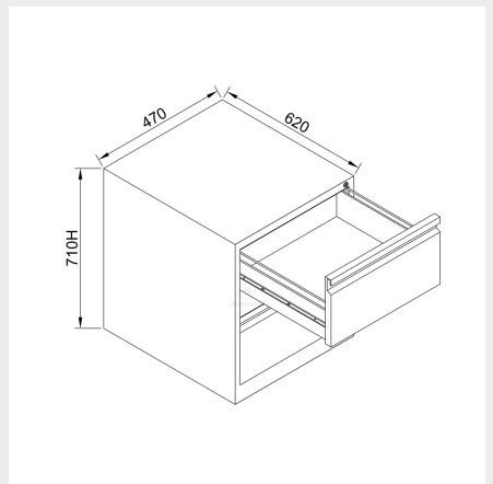 Produktbild Hanah Home Filing Cabinet