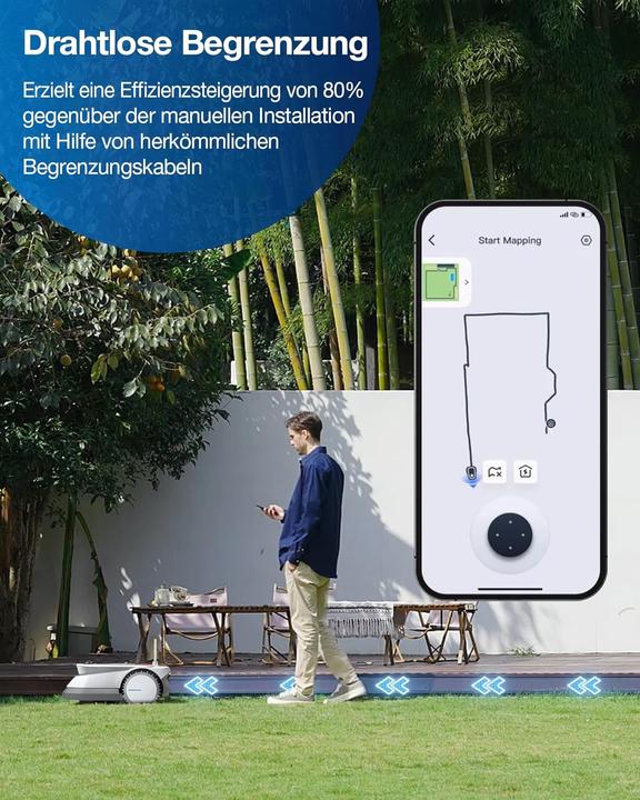 Actual product image Ecovacs Goat G1-800 (800 m², Without boundary wire)
