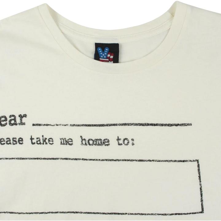 Actual product image Junk Food Mens Please Take Me Home T-Shirt (S)