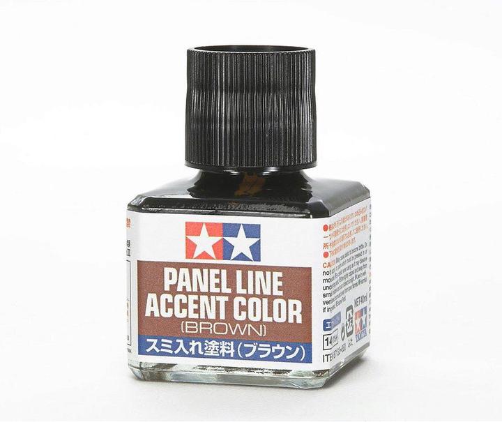 Produktbild Tamiya PANEL ACCENT LINE Brown
