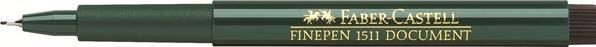 Produktbild CASTELL Finepen/Broadpen Document schwarz 0,4 (Schwarz, 10 x)