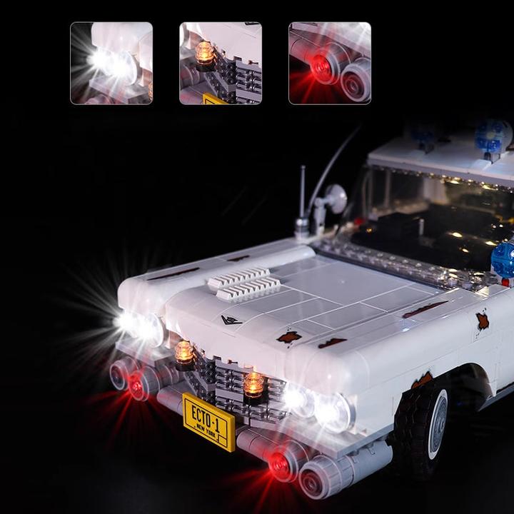 Immagine prodotto BrickBling LED Licht Set für LEGO Ghostbusters: Auto ECTO-1 (10274) inkl. Fernbedienung