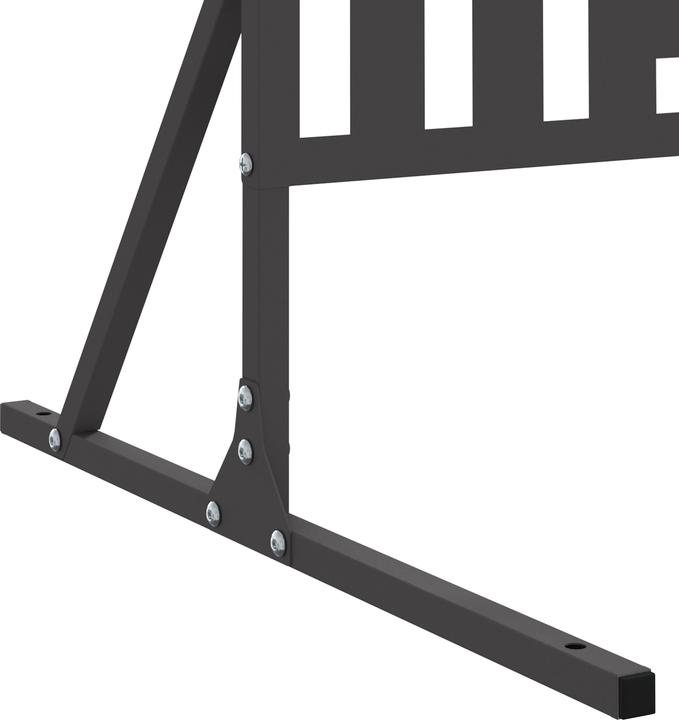 Produktbild VidaXL Sichtschutz 180 cm schwarzer Stahl (180 cm)