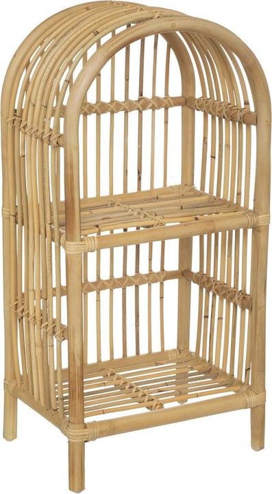 Produktbild Atmosphera Bücherregal aus Rattan, beige