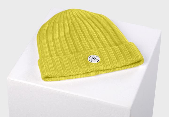 Image du produit Cash-Mere Kaschmir Rib Mütze (Taille unique)