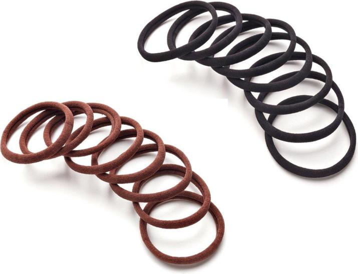 Immagine prodotto Trisa Capelli - ECO Medium Elastics Brown (Elastico per capelli)