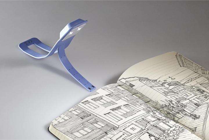 Actual product image Moleskine Led reading light