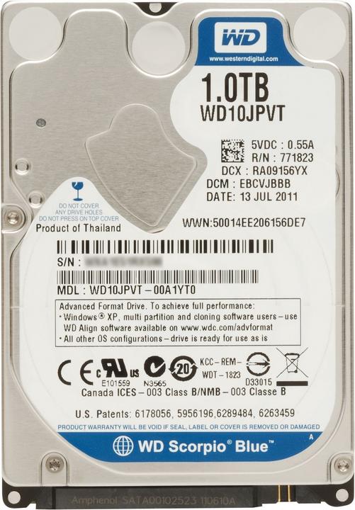 Produktbild WD Blue (1 TB, 2.5")
