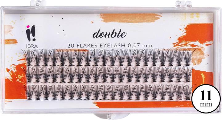 Ibra Tufts Of False Eyelashes 0.07 C-11Mm (Künstliche Wimpern)