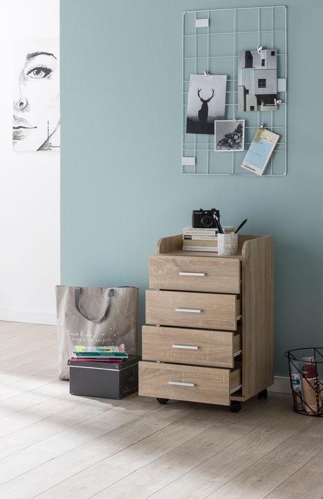 Image du produit FineBuy Conteneur roulant (33 x 40 x 71 cm)