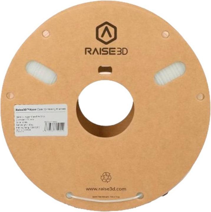 Image du produit Raise3D Filament Hyper Core PPA 25 GF 1.0kg 1.75mm (PP, 1.75 mm, 1000 g, Blanc)