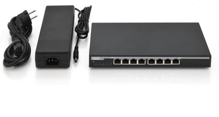 Immagine prodotto Digitus Interruttore da tavolo PoE GB a 8 porte (8 Porti)
