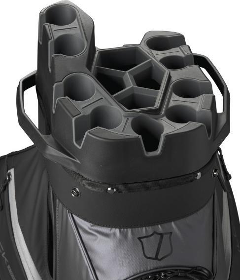 Wilson - I-Lock Dry Golf Cart Bag - Grey/Khaki/Orange