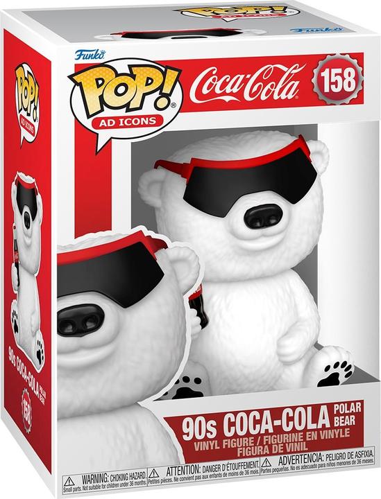 Image du produit Funko Pop! Ad Icons : Coca-Cola Bear (90s) (158)