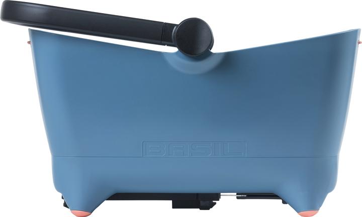 Productafbeelding Basil BUDDY MIK 2.0, hondenfietsmand, vervaagd denim (32 l)