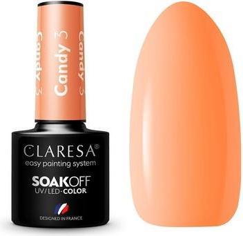Immagine prodotto Claresa Smalto UV Candy 5ml - Confezione da 3 (Rosso, Smalto)