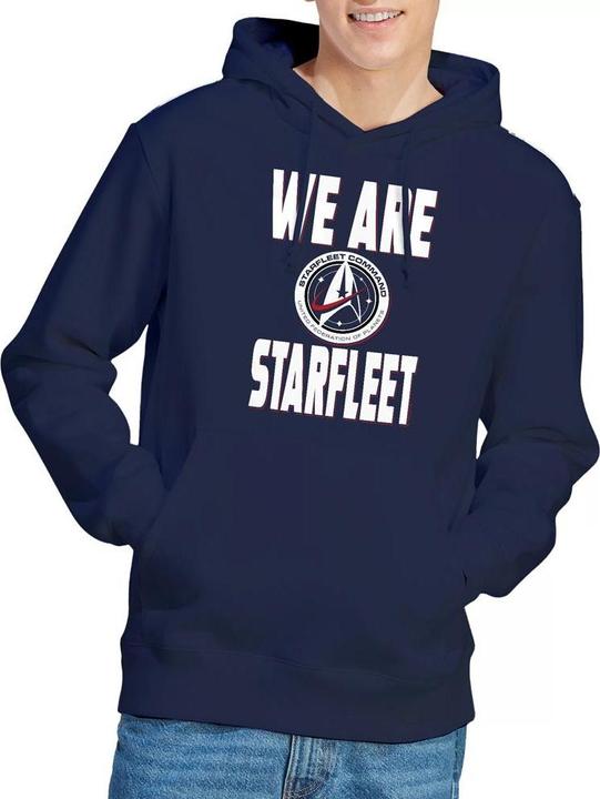 Immagine prodotto Universal Textiles We Are Starfleet Felpa con Cappuccio Uomo (S)