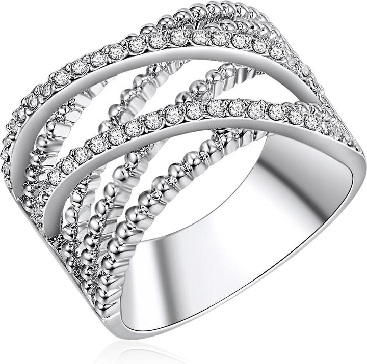 Lulu & Jane Damen Metall-Legierung Glas silber - 29425