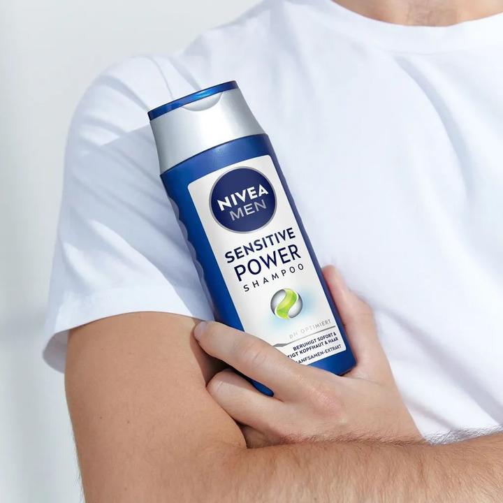 Productafbeelding NIVEA MEN Sensitiv Power (250 ml, Vloeibare shampoo)