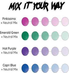 Actual product image Crazy Color Semi Permanent Hair Colour Neutral Mix 250ml (031)