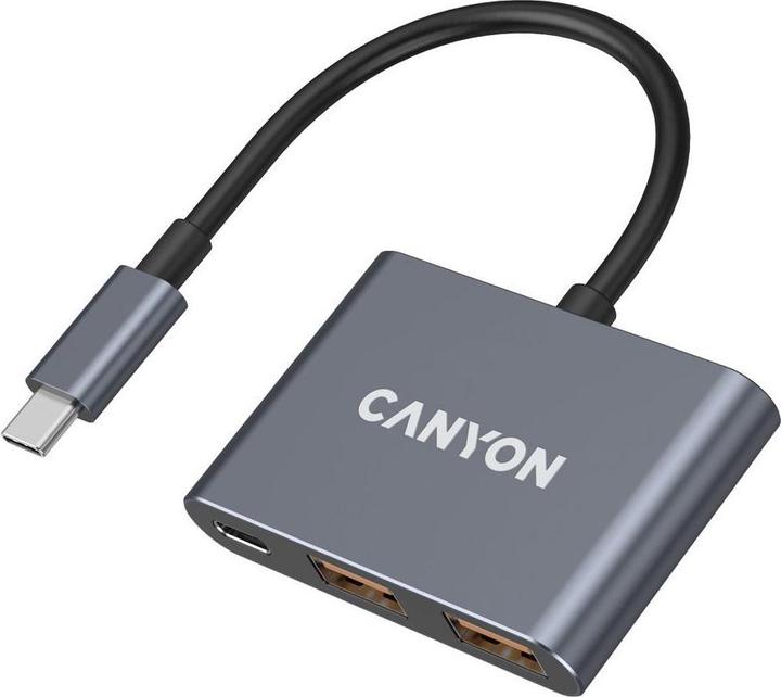 Produktbild Canyon Konverter Hub DS-3 3in1 USB-C Dunkelgrau