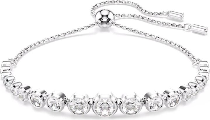 Actual product image Swarovski Imber Tennis Armband Gemischte Rundschliffe Weiss (24 cm, Swarovski Metal)