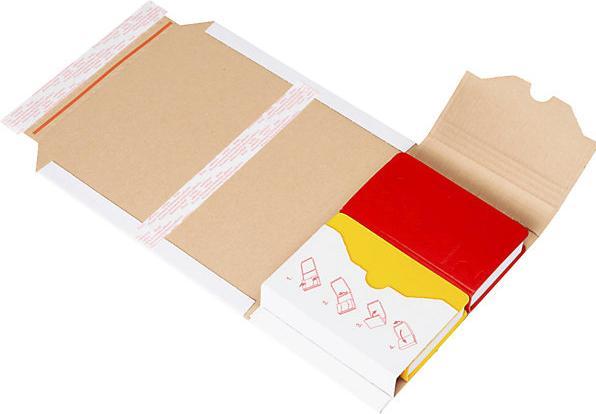 Immagine prodotto Ratioform Imballaggio per libri Multistar, bianco, lungh. x largh. 380 x 290 mm, a partire (1 x)