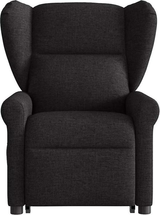 Actual product image VidaXL Massage chair with stand-up aid black fabric