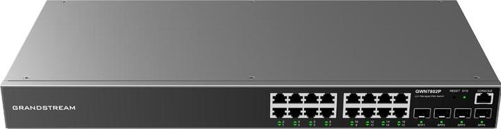 Produktbild Grandstream GWN7802P, Managed Switch, 16x Gigabit ports, 4x SFP, 16x Poe, L2 layer (16 Ports)