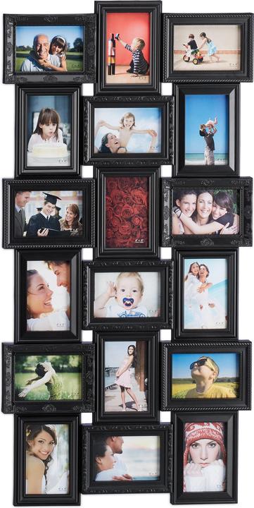 Image du produit Relaxdays Cadre photos pêle-mêle 18 photos (10 x 15 cm)