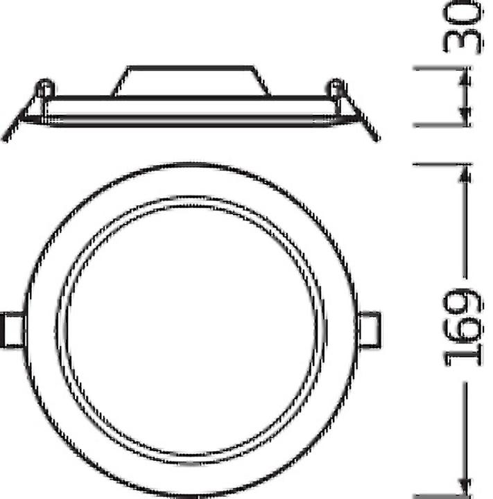 Produktbild Ledvance Downlight Slim Round (1020 lm)