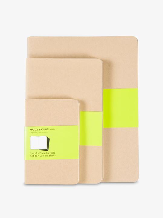 Immagine prodotto Moleskine Cahier Large Set di 3 (130 x 210 mm, Nessuna, Copertina morbida)