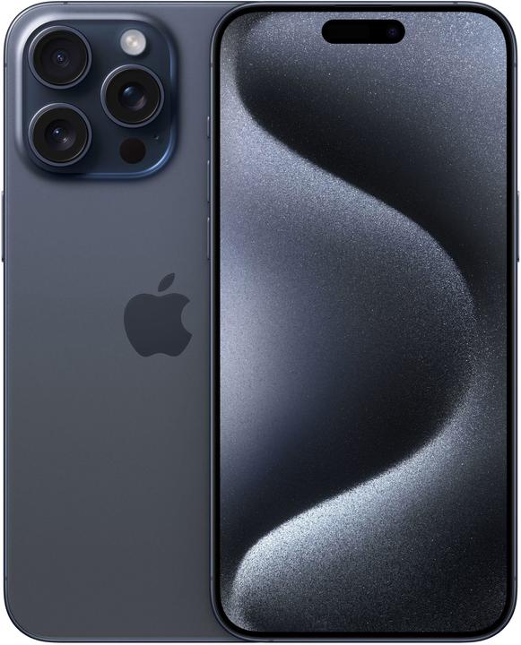 Actual product image Apple iPhone 15 Pro Max (256 GB, Blue Titanium, 6.70", SIM + eSIM, 48 Mpx, 5G)