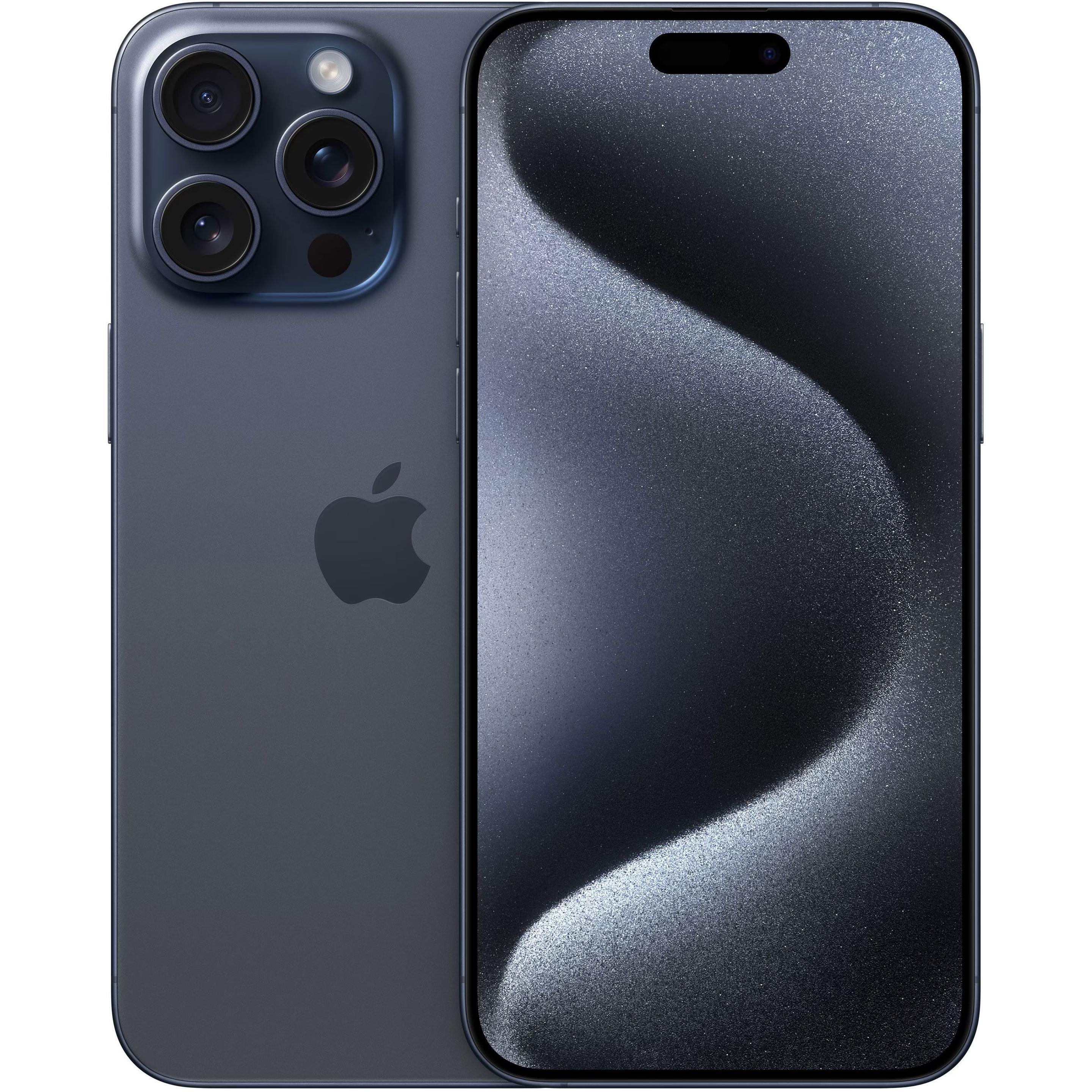 Apple iPhone 15 Pro Max (512 GB, Blue Titanium, 6.70