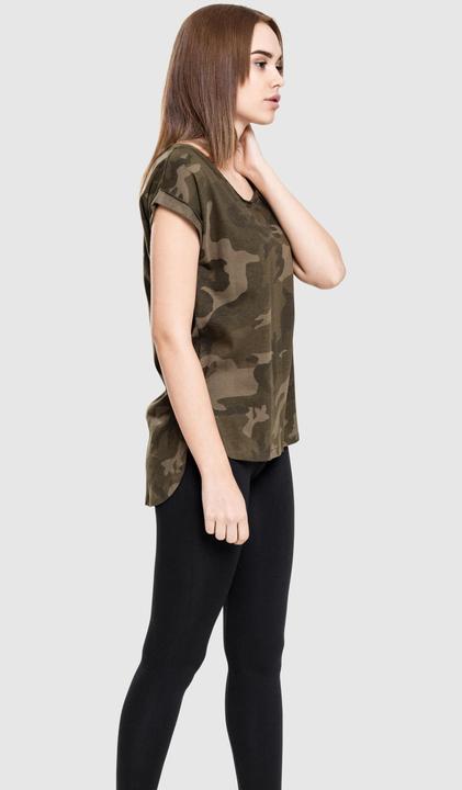 Produktbild Urban Classics Ladies Camo Back Shaped Tee (S)