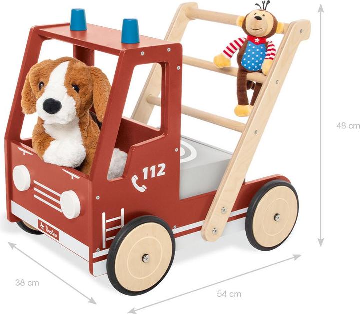 Actual product image Pinolino Baby walker "Fire truck Fred"