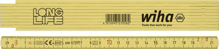 Wiha Zollstock 2 m Polyamid Longlif (2 m)