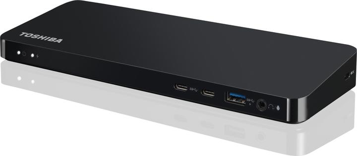 Actual product image Toshiba Docking Station - Thunderbolt 3 - VGA, 2 x HDMI, DP, Mini DP (Thunderbolt)