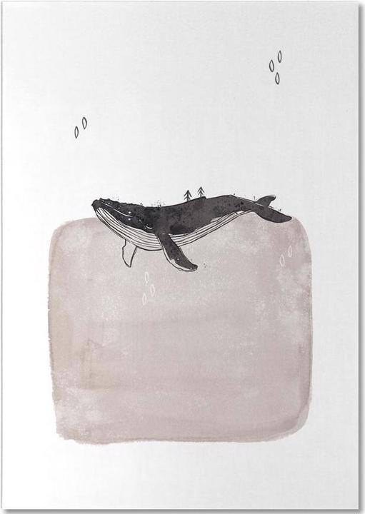 Produktbild Juniqe Whale - Wale (A5, Gepunktet)